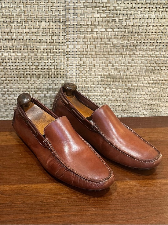 To Boot New York Adam Derrick Aidan Brown Leather Driving Moc Loafers 9.5 main image 13
